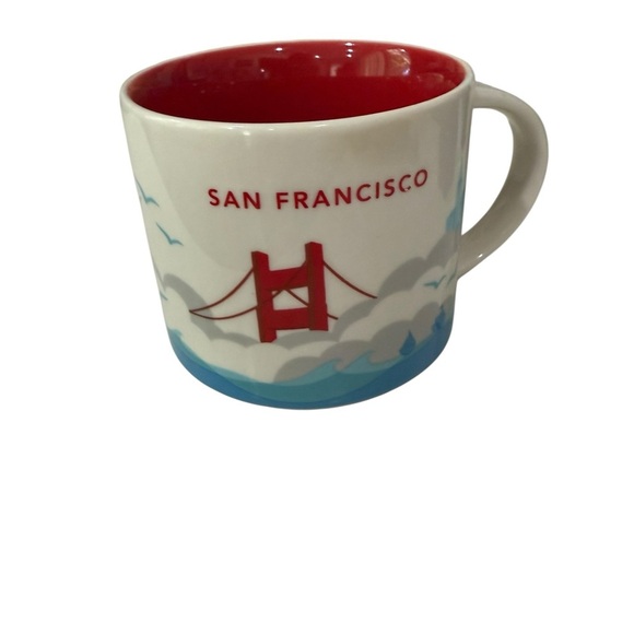 Starbucks You Are Here Collection San Francisco Coffee Tea Mug 14 OZ GG Bridge - Picture 1 of 6